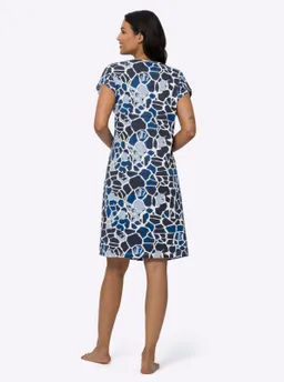 Witt Sommerkleid champagner-marine-bedruckt – Produktbild 1 von 1