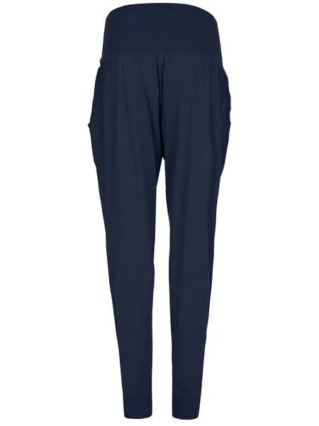 nice to meet me nice to meet me Harem Pant aus TENCEL® mit Biobaumwolle, Night blue, – Produktbild 2 von 4