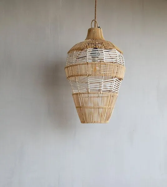 Bazar Bizar Bazar Bizar The Vase Pendelleuchte Ø 35 cm aus natürlichem Rattan – Produktbild 3 von 4