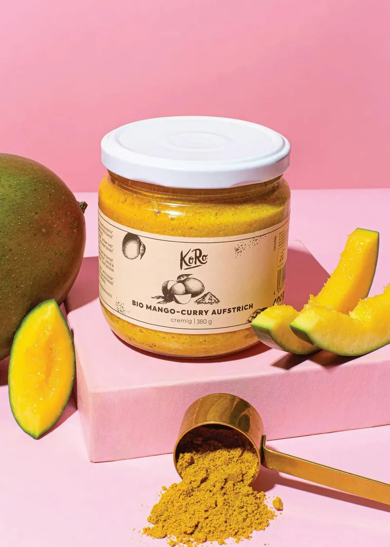 KoRo Bio Mango-Curry Aufstrich 380 g – Produktbild 2 von 5