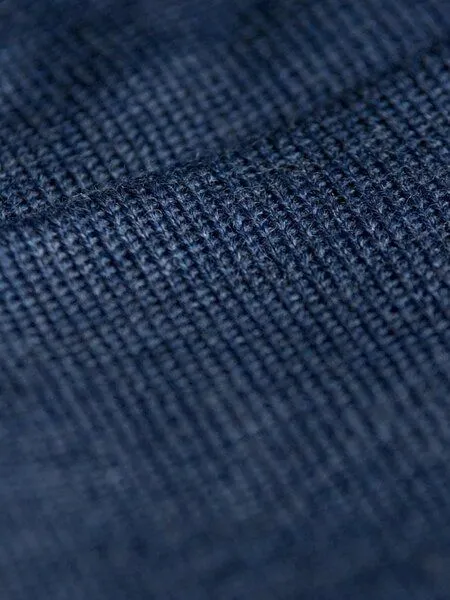 FUXBAU FUXBAU Merino Kork Beanie, Nachtblau, – Produktbild 4 von 4