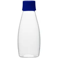 retap retap Trinkflasche "GO" 0,5 l aus Glas mit Schraubverschluss, dark blue – Produktbild 1 von 1