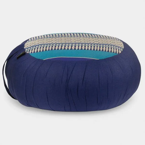 Der Lindwurm Der Lindwurm Thai Yoga- / Meditationskissen mit Kapokfüllung, Hellblau/blau, – Produktbild 1 von 2