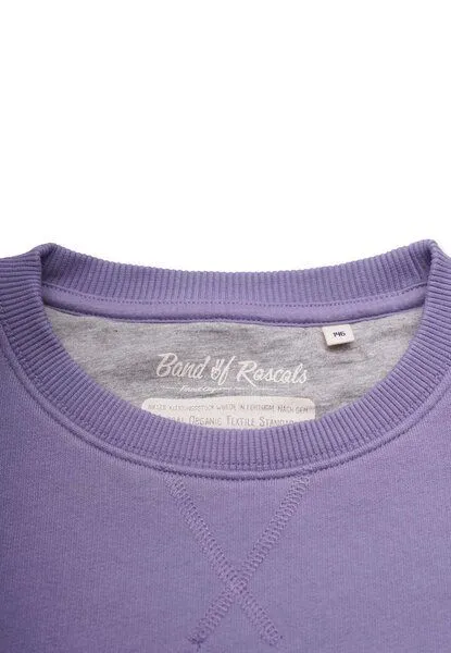 Band of Rascals Band of Rascals Basic Sweat, Lila, – Produktbild 3 von 5