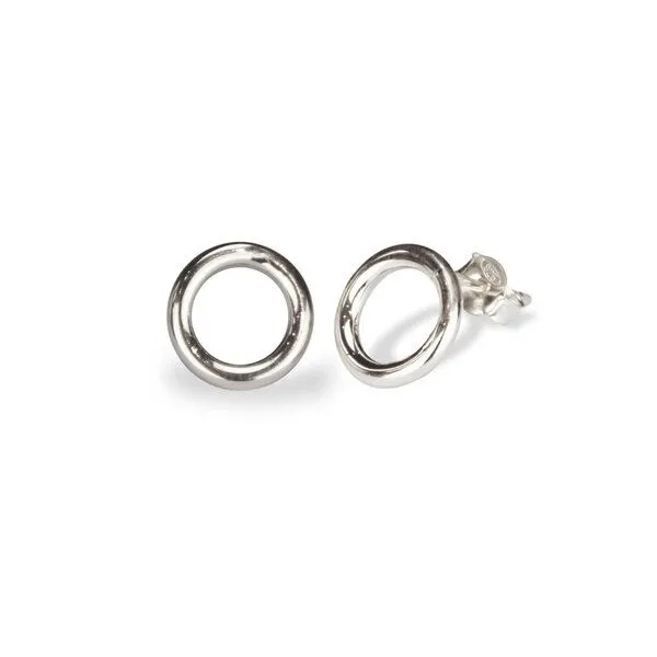 lille mus lille mus Ohrstecker 'Ring' 925 Silber, Silber, – Produktbild 1 von 3