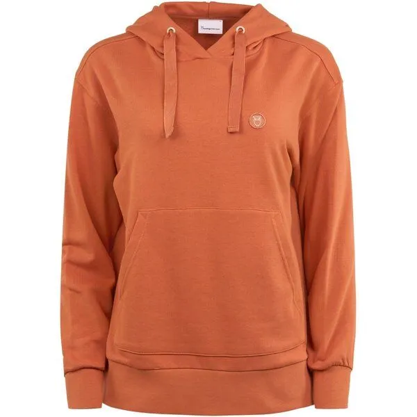 KnowledgeCotton Apparel KnowledgeCotton Apparel Kapuzenpullover - DAPHNE - aus Bio-Baumwolle, Orange (autumn leaf), – Produktbild 1 von 2