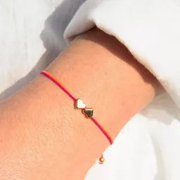 Bow & Hummingbird Bow & Hummingbird Armband auf Karte - Zwei Herzen- Wir Zwei sind ein gutes Team - – Produktbild 1 von 1