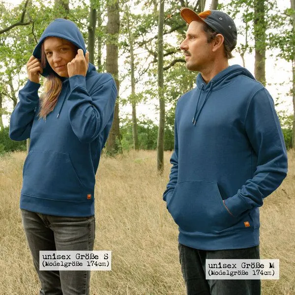 Cmig Cmig Unisex Hoodie Franzi Fuchs, Blau, – Produktbild 4 von 4