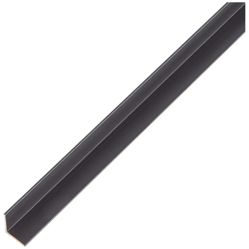 Alberts ALBERTS Winkelprofil, gleichsch., Alu schwarz elox., LxBxHxS 1000 x 10 x 10 x 1 mm – Produktbild 1 von 1