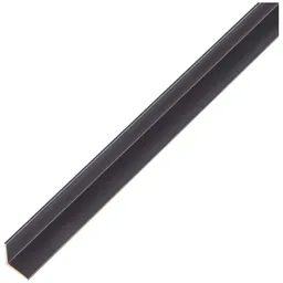 Alberts ALBERTS Winkelprofil, gleichsch., Alu schwarz elox., LxBxHxS 1000 x 10 x 10 x 1 mm – Produktbild 1 von 1