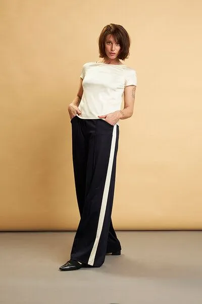 Skrabak Skrabak Damen T-Shirt aus Bio-Baumwolle "Tom", Ivory, – Produktbild 1 von 2