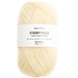 Wolle Rödel Wolle Rödel Strumpfwolle Classic 4fädig Natur – Produktbild 1 von 1