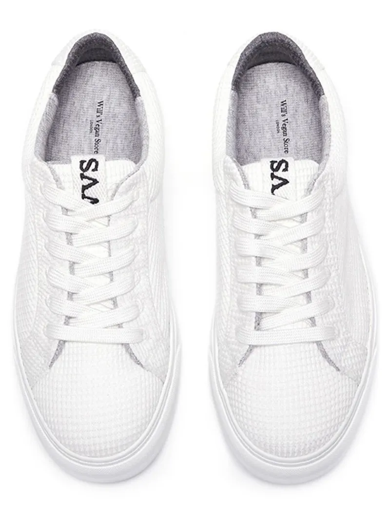 Will's Vegan Store Will's Vegan Store Herren vegan Sneakers Ldn Biologisch Abbaubar Weiß, Weiß, – Produktbild 2 von 2