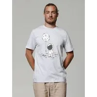 watapparel watapparel T-Shirt Unisex Kleiner Astronaut mit Luftballon, Cool heather grey, – Produktbild 1 von 1
