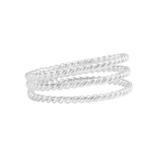 pakilia pakilia Silber Ring Kordel dreifach – Produktbild 4 von 5
