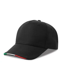 Atlantis Headwear Atlantis Headwear Cap kontrastierende Paspeln in Farben der italienischen Flagge – Produktbild 1 von 1