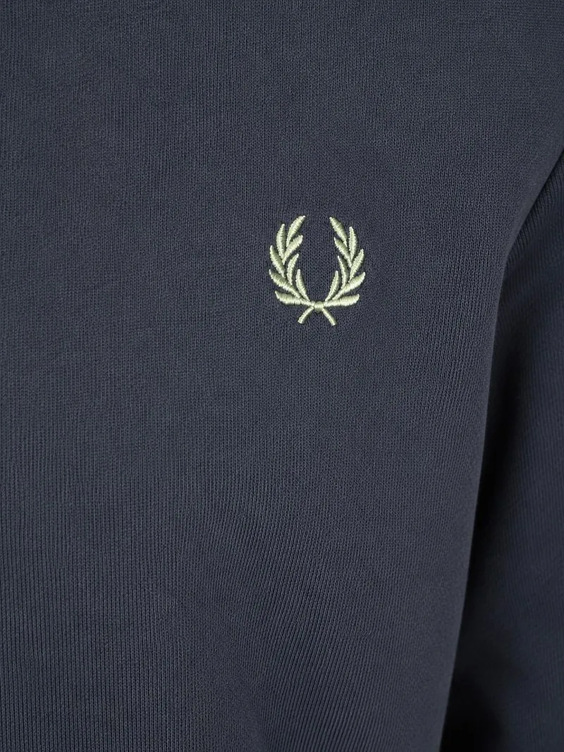 Fred Perry Fred Perry Half Zip Pullover Dunkelblau - Größe M, Dunkelblau, – Produktbild 2 von 4