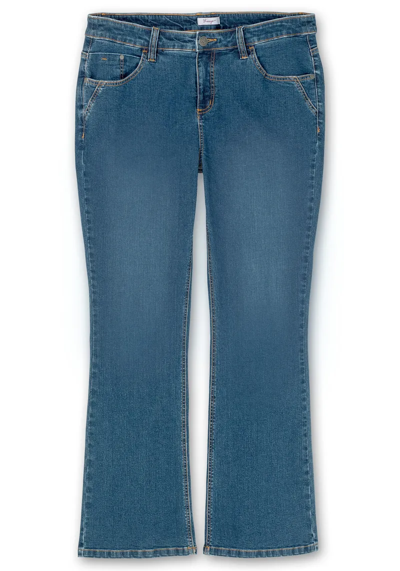 sheego Bootcut-Jeans blue denim, Blue denim, – Produktbild 2 von 2