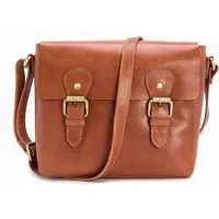 El Puente El Puente Schultertasche | Fair Trade & Handmade aus Indien, Braun, – Produktbild 1 von 1
