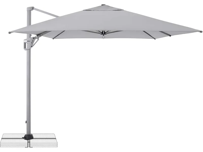 Doppler doppler Sonnenschirm "Active NEO Side" 260 x 350 cm, hellgrau – Produktbild 1 von 1