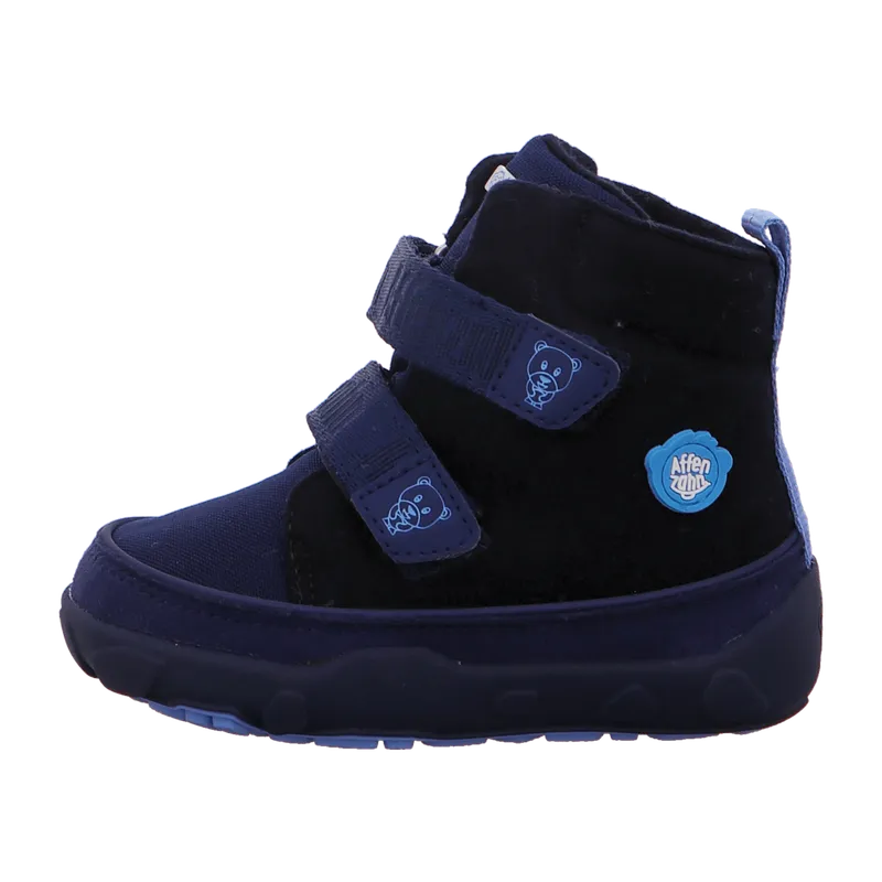 Affenzahn Affenzahn Comfy Walk Mid Bär für Kinder, blau, Größe 21 EU, Blau, – Produktbild 2 von 7