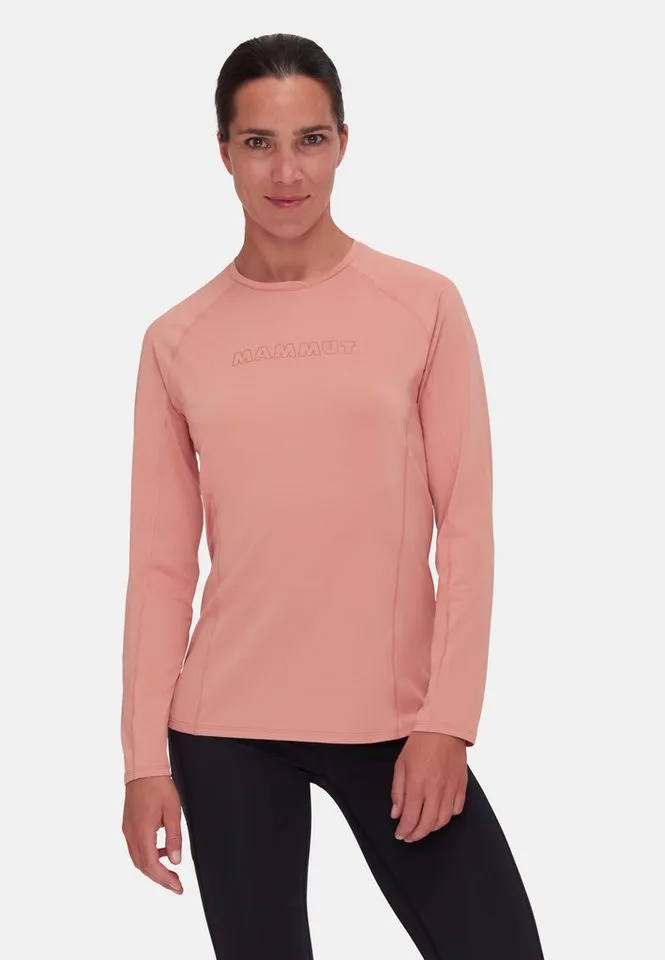 Mammut Mammut Longsleeve Selun FL Longsleeve Women Logo, Rot, – Produktbild 2 von 5