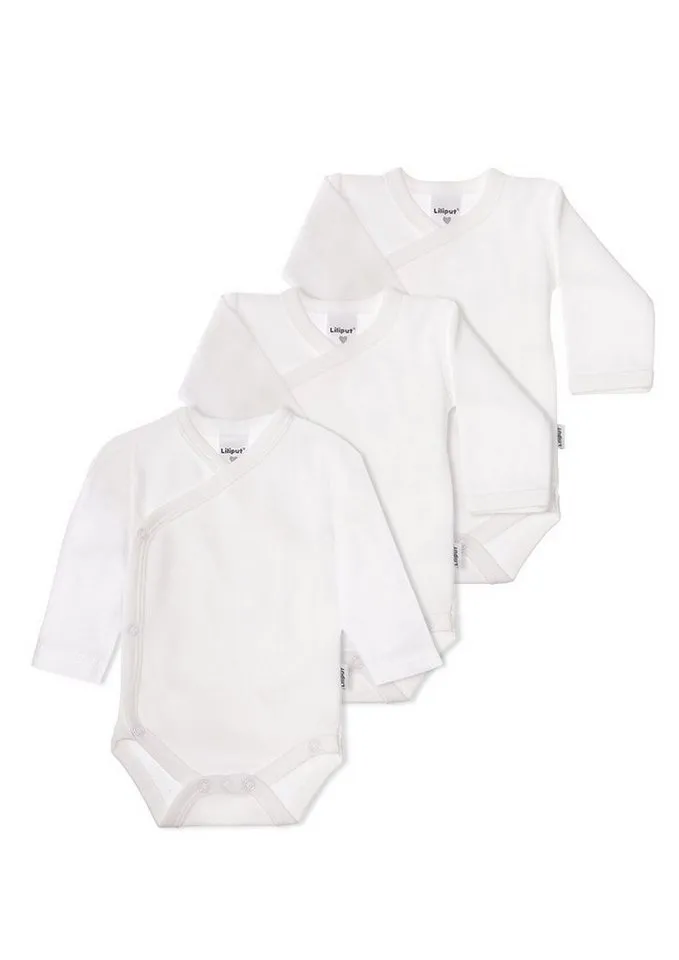 Liliput Body uni weiß mit praktischer Druckknopfleiste, Weiß, – Produktbild 2 von 4