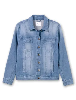 sheego Jeansjacke light blue-denim – Produktbild 1 von 1