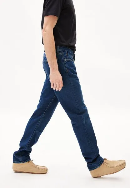 ARMEDANGELS ARMEDANGELS DYLAANO Herren Slim Straight Jeans recycelte Baumwolle, Blue, – Produktbild 7 von 8