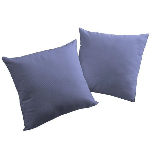 Nature by Adam Nature by Adam Kissenhülle aus 100% Bio-Baumwolle Uni Collection, Royalblau, – Produktbild 2 von 4