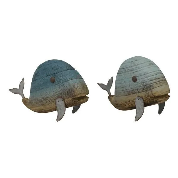 Mitienda Shop Mitienda Shop Wal zum Aufstellen, Deko aus Holz, Blau, – Produktbild 4 von 4