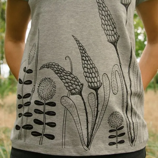Cmig Cmig Waldwiese T-Shirt Damen, Mid heather grey, – Produktbild 2 von 4