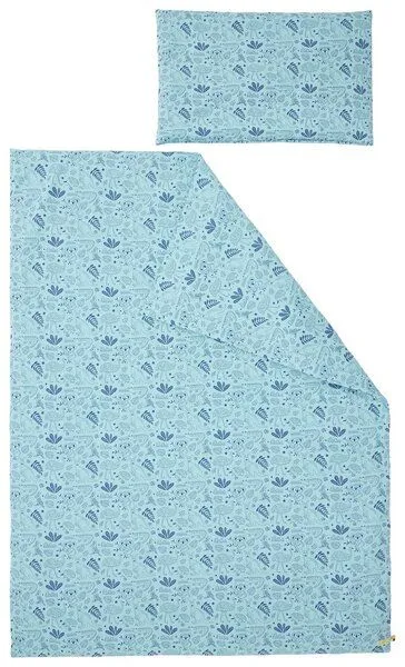 loud + proud loud + proud Kinder Jersey Bettwäsche-Set 100 x 135cm, GOTS-zertifiziert, Lagoon(blau), – Produktbild 2 von 4