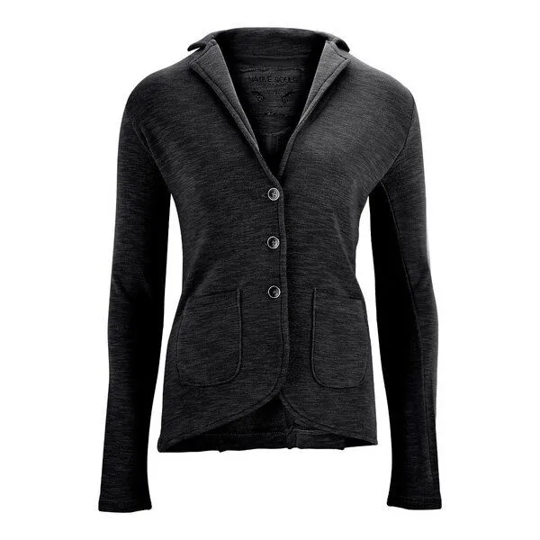 NATIVE SOULS NATIVE SOULS Fleece Blazer Damen aus Bio-Baumwolle, Black, – Produktbild 1 von 1