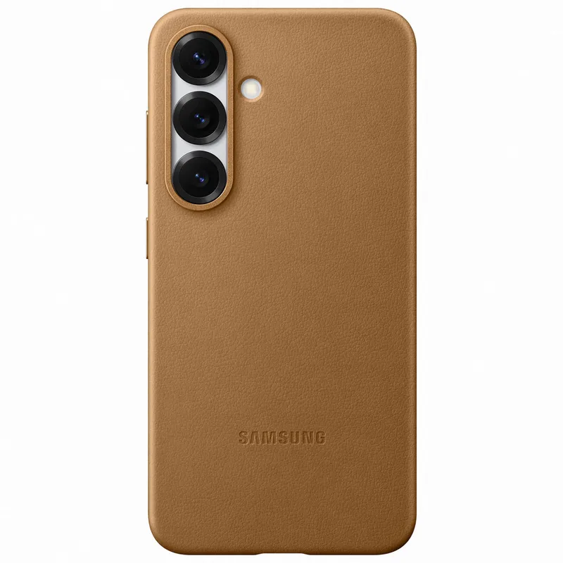 Samsung Original KindSuit Vegan Leather Case für das Samsung Galaxy S25 - Gold, Gold, – Produktbild 1 von 2