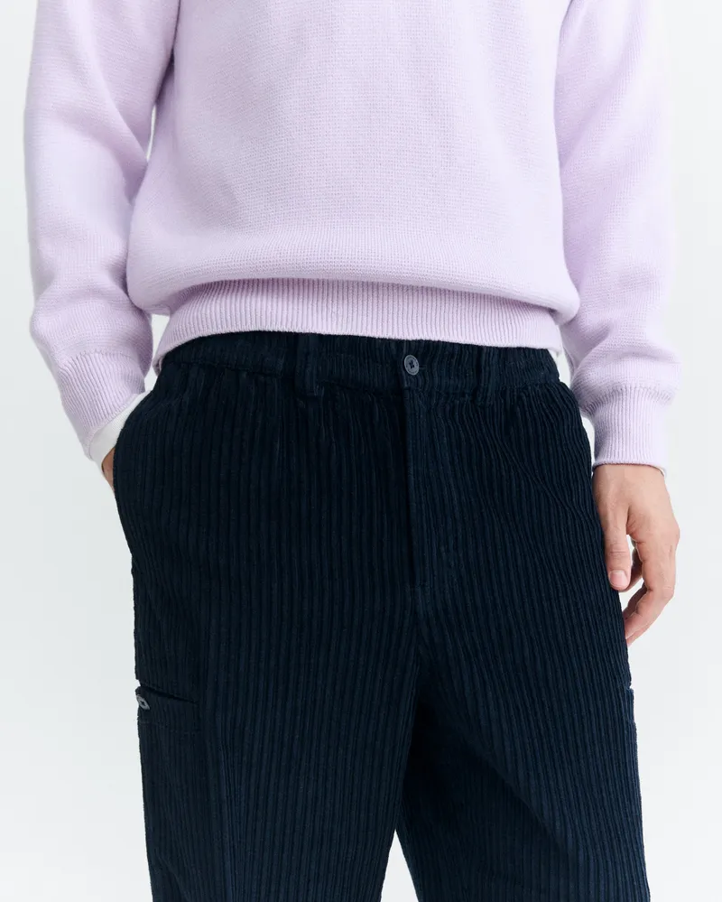 thinking mu Thinking MU Herren vegan Cargohose Maxwell Navy, Blau, – Produktbild 1 von 2