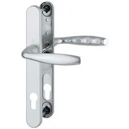 HOPPE Hoppe PT-Drückergarnitur, PZ, E92, VK8, 67-72, RH8, ALU1810/3346, New York, rd, mit Langsch., F9016 – Produktbild 1 von 1