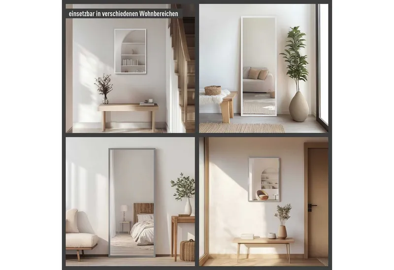 nielsen HOME Wandspiegel Spiegel Oslo, Weiß, – Produktbild 5 von 5