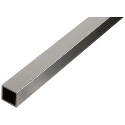 Alberts ALBERTS BA-Profil, Vierkant, Alu natur, LxBxHxS 2000 x 40 x 40 x 2 mm – Produktbild 1 von 1