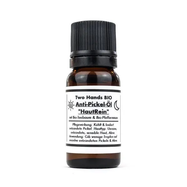Two Hands BIO Two Hands BIO Anti-Pickel-Öl „HautRein“ mit Bio-Teebaum & Bio-Pfefferminze - Bio Vegan – Produktbild 1 von 1