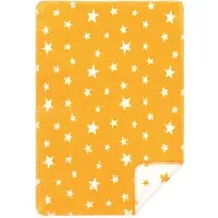 Richter Textilien Babydecke Bio-Baumwolle honig-Sterne Maße 75 x 100 cm, Gelb, mehrfarbig, – Produktbild 1 von 1