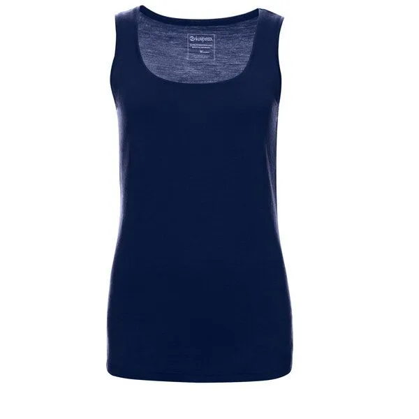 Kaipara - Merino Sportswear Kaipara - Merino Sportswear Merino Top Regular 200 Damen, Blau, – Produktbild 1 von 2