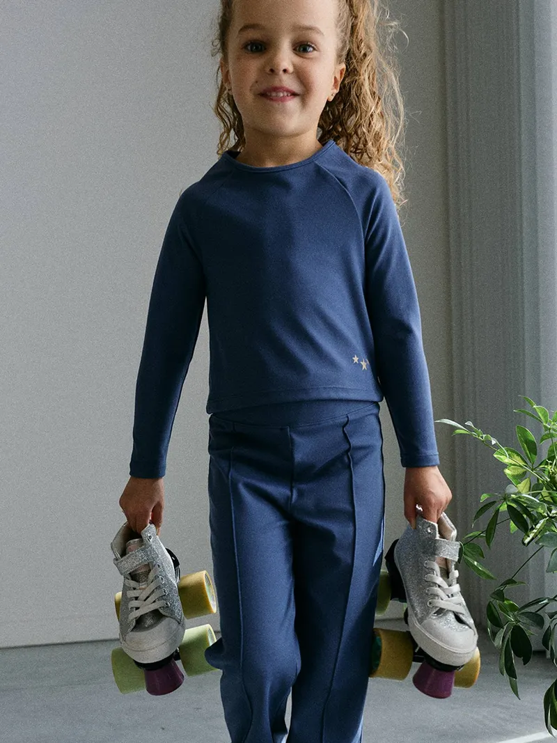 Vertbaudet Funktionsshirt für Sport Mädchen mittel, Mittelblau, – Produktbild 1 von 3