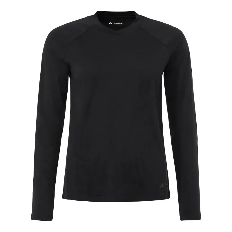 Vaude Langarmshirt aus Wolle Damen VAUDE Essential, Noir, – Produktbild 1 von 1