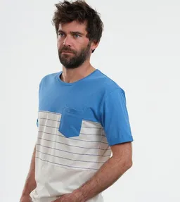 Gary Mash GARY MASH T-Shirt Miami mit Streifen aus Bio-Baumwolle – Produktbild 1 von 1
