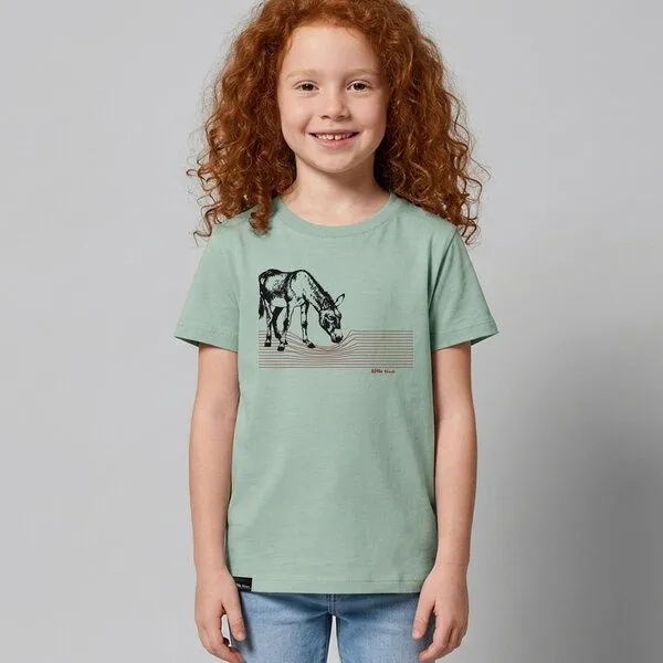 little kiwi little kiwi Kinder T-Shirt, "Eselchen", Hai gelb (gelb, – Produktbild 2 von 2