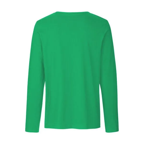 HANDGEDRUCKT HANDGEDRUCKT "Scratch it!" Männer Longsleeve, Green, – Produktbild 3 von 4