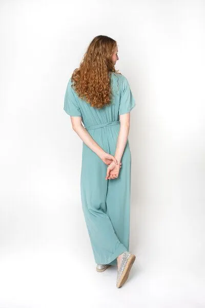 Zerum Zerum Ecovero Jumpsuit Modell: Thea, Mineral (blau), – Produktbild 4 von 4