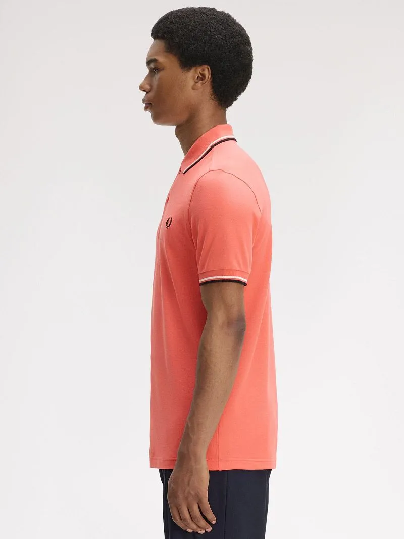 Fred Perry Fred Perry Polo Twin Tipped M3600 Rosa 04C - Größe XL, Pink, – Produktbild 2 von 5