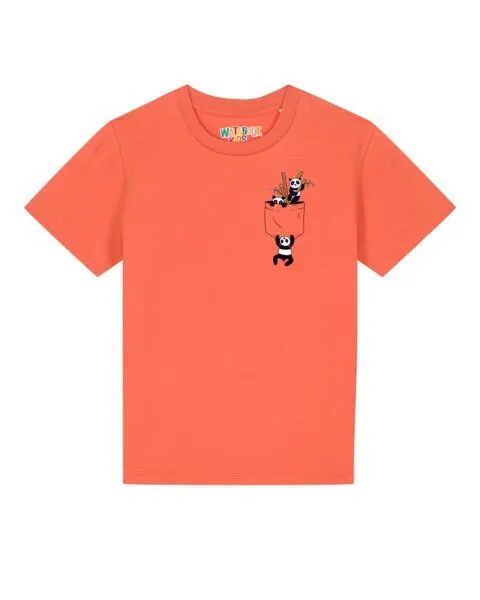 watabout.kids watabout.kids T-Shirt Kinder Pocket Pandas, Fiesta, – Produktbild 1 von 2